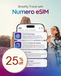 Numero eSIM Discount Coupon