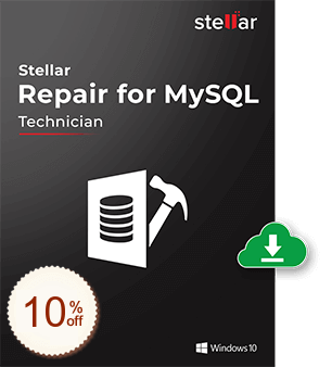 Stellar Repair for MySQL Discount Coupon Code