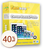 Tansee iOS Music&Photo Transfer Discount Coupon