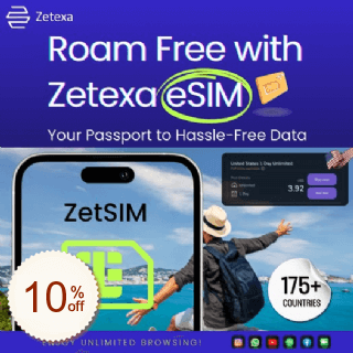 Zetexa eSIM Discount Coupon