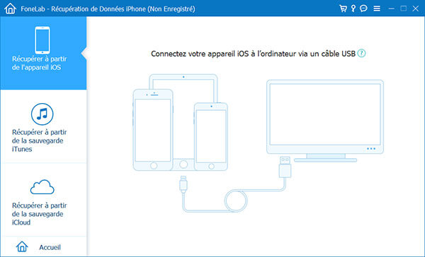 Aiseesoft FoneLab Récupération de Données iPhone Screenshot