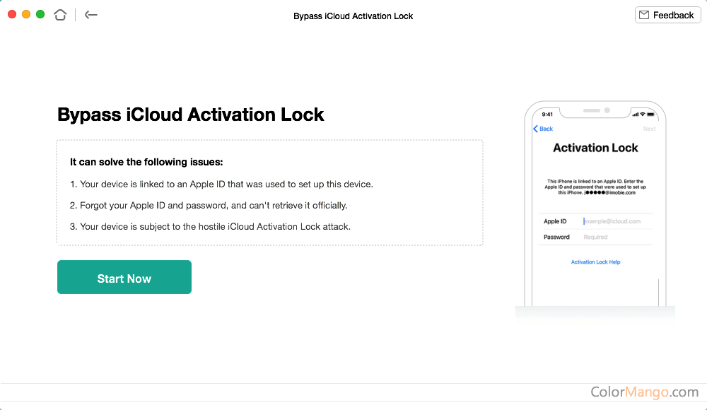 AnyUnlock - Bypass Activation Lock Screenshot