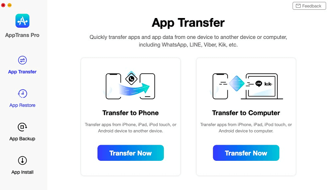 AppTrans Screenshot
