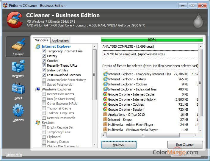 CCleaner Business Edition Screenshot