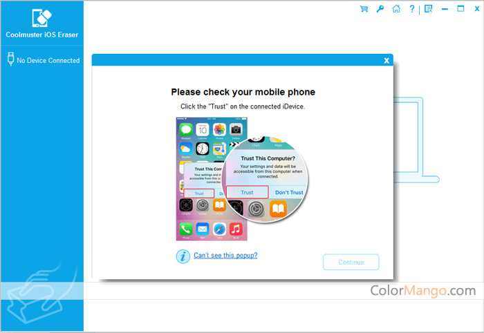 Coolmuster iOS Eraser Screenshot