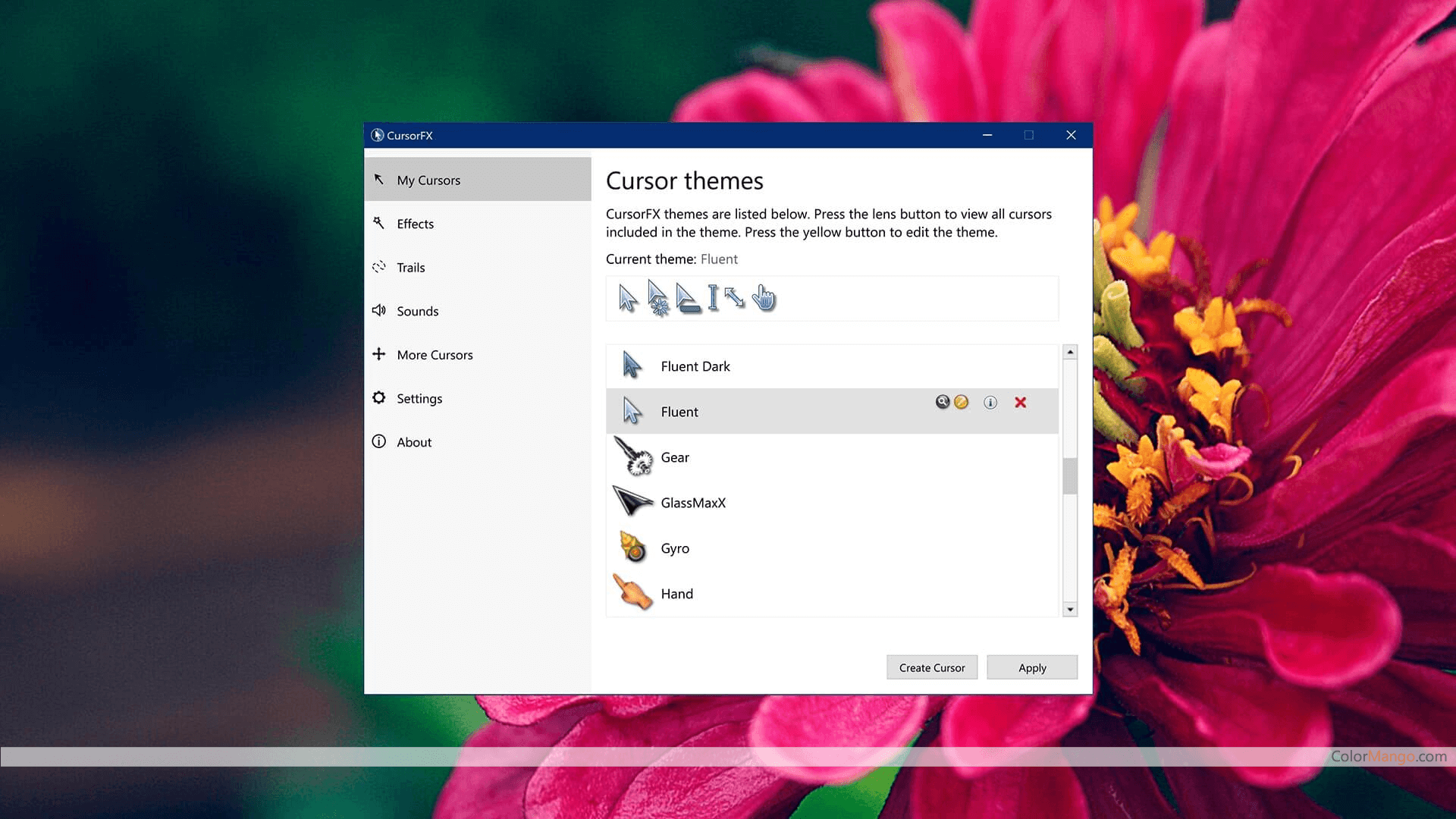 CursorFX Screenshot
