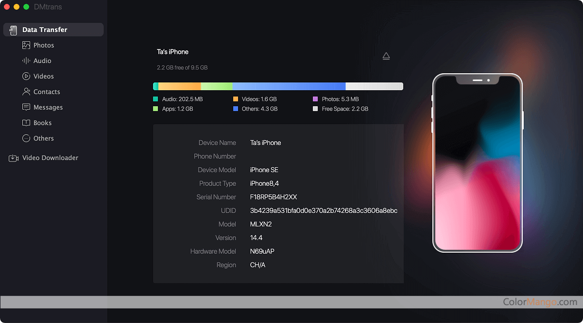 DMtrans for Mac Screenshot