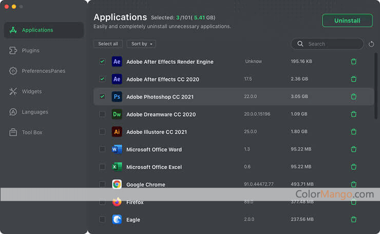 DoYourData AppUninser Screenshot