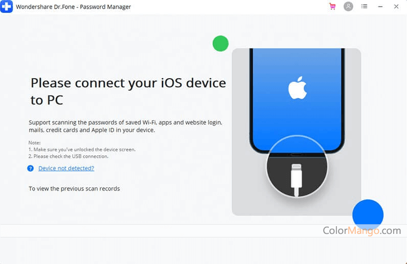 Dr.Fone - Password Manager (iOS) Screenshot