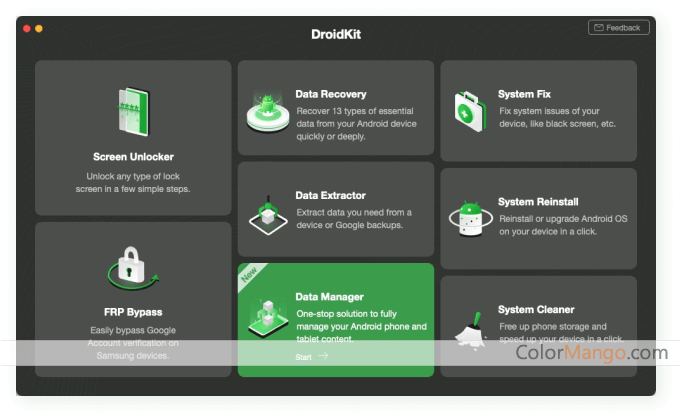 DroidKit - Data Manager Screenshot