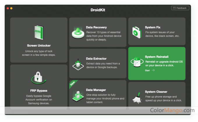 DroidKit - System Reinstall Screenshot