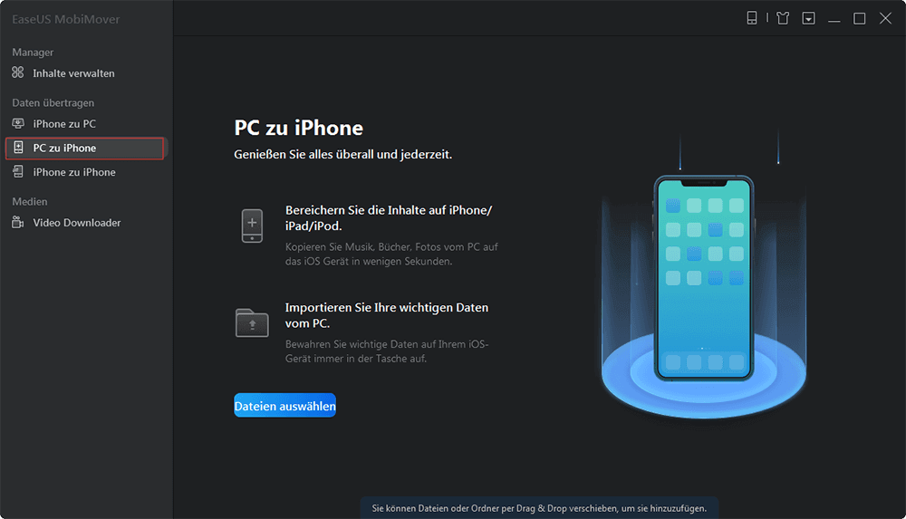 EaseUS MobiMover Screenshot