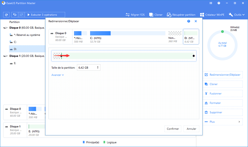 EaseUS Partition Master Screenshot