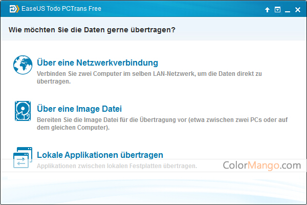 EaseUS Todo PCTrans Screenshot