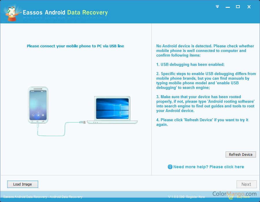 Eassos Android Data Recovery Screenshot