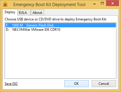 Emergency Boot Kit Screenshot