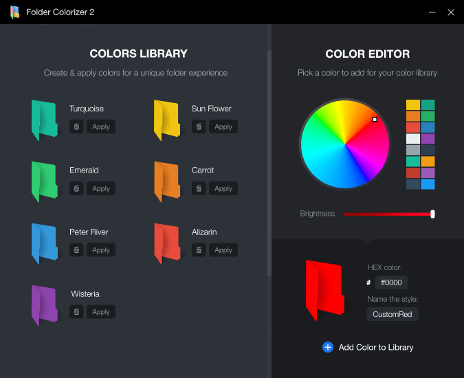 Folder Colorizer 2 Screenshot