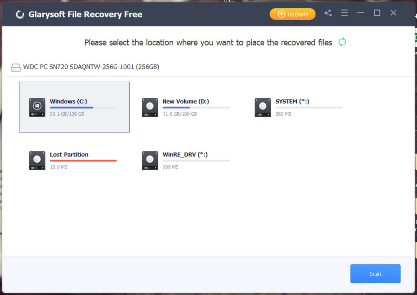 Glarysoft File Recovery Pro Screenshot