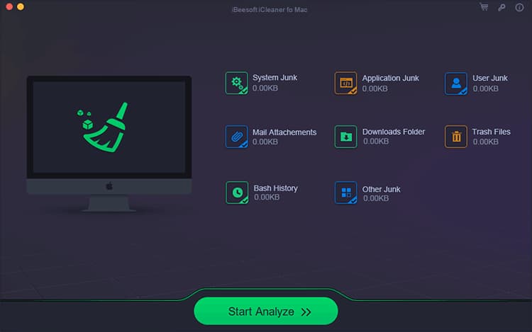 iBeesoft iCleaner for Mac Screenshot
