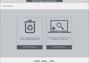 iCare SD Card Recovery Screenshot
