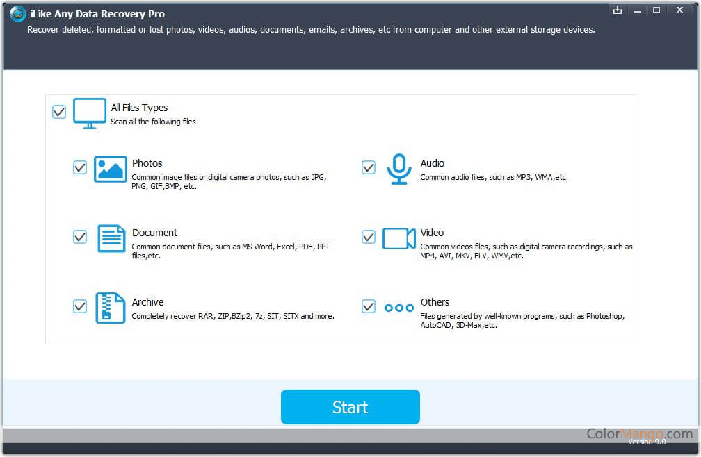iLike Any Data Recovery Pro Screenshot