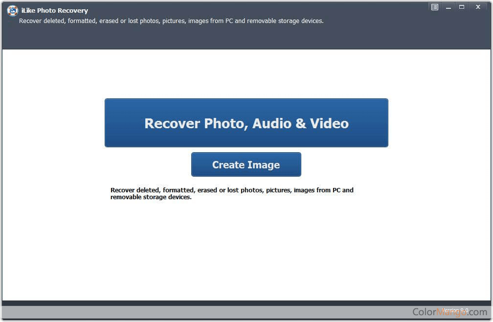 iLike Photo Recovery Screenshot