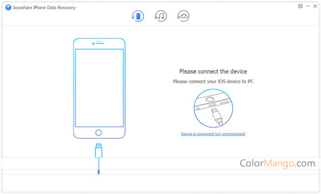Joyoshare iPhone Data Recovery Screenshot