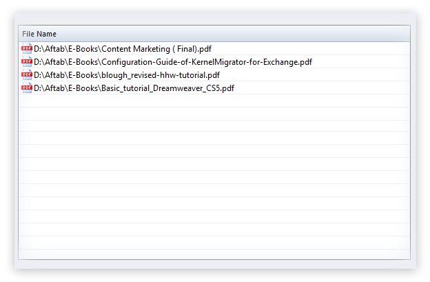 Kernel for PDF Repair Screenshot