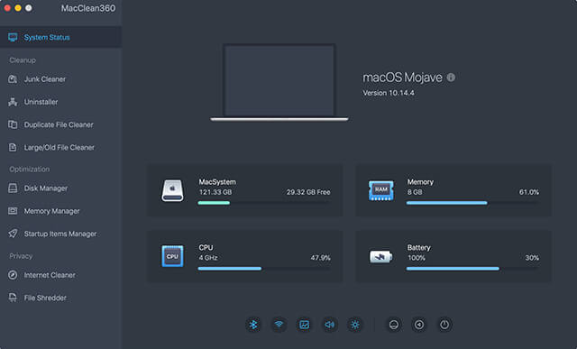 MacClean360 Screenshot