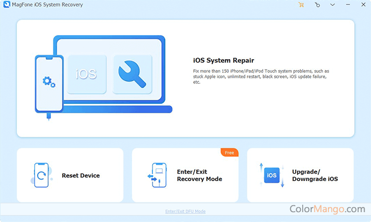 MagFone iOS System Recovery Screenshot