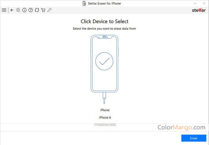 Stellar Eraser for iPhone Screenshot