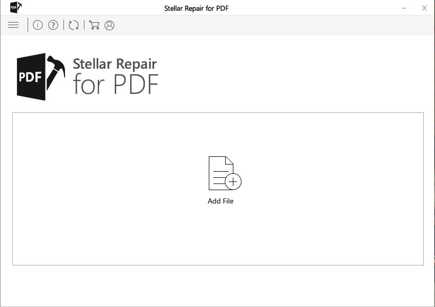 Stellar Repair for PDF Screenshot