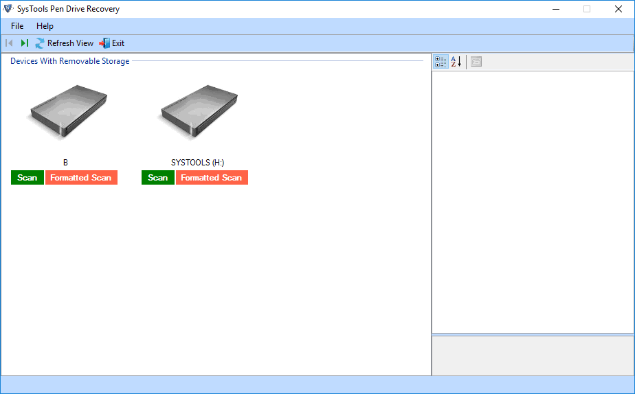 SysTools Pen Drive Recovery Screenshot