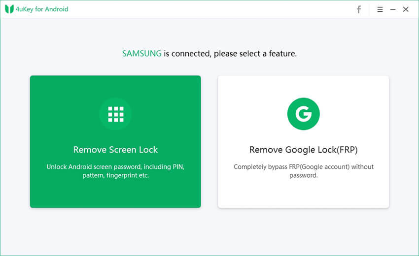 Tenorshare 4uKey for Android Screenshot