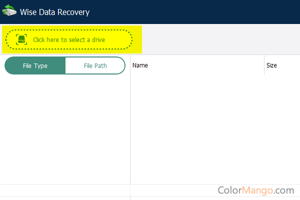 Wise Data Recovery Pro Screenshot